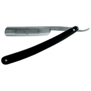 5/8 Carbon Steel Blade--Col Conk exclusive black handle Made By Dovo