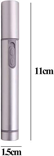 Ear Nose &amp Brow Trimmer Clipper – Painless Nose Hair Detail Trimmer for Men &amp Women Battery Operated Electric Groomer Easy Cleaning Waterproof Painless Facial Hair Remover