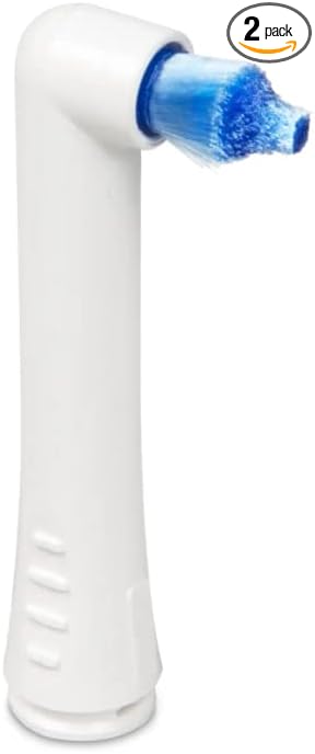 Rotadent® Plus Brush Head (Short-Tip) Pack of 2 Replacement Brush Heads. (Only fits The Rotadent Plus Toothbrush)