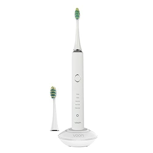 Voom Sonic Pro 7 Electric Toothbrush for Adults Sonicare Electric Toothbrush with 40000 VPM w/ 5 Deep Clean Modes Rechargeable Toothbrushes Fast Charge 4 Hours Last 8-Weeks
