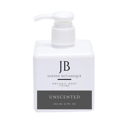 Unscented Organic Body Wash &amp Body Crème Set (8 Oz Body Wash &amp Crème Bottles)