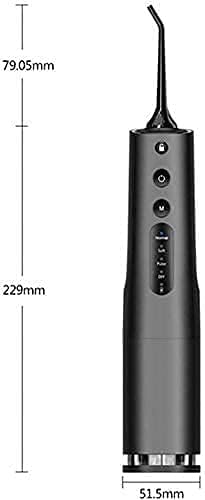 Cordless Water Flosser360ML Water Tank Dental Oral Irrigator with 4 ModesIPX 7 Waterproof for Home and Travel (Color : White)
