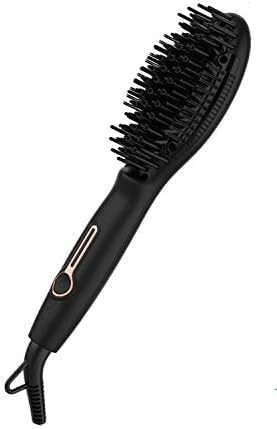 WJREGG Hair Straight Comb LED Temp Display Anti-Scald Structure Design Function Electric Comb Heat Hot Comb Straightener