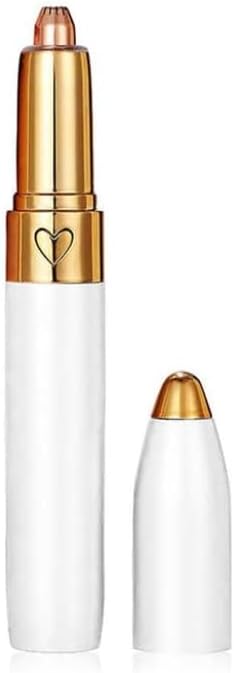 Mini Electric Eyebrow Trimmer Pen - White