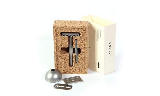 Masamune Double Edge Safety Razor for Men Single Blade Razor Stainless Steel Ergonomic Handle Closed Comb Design for Smooth Close Shave Eco Friendly Premium Reusable Razor Dark Edition