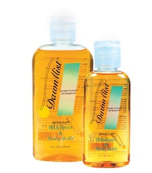 Dukal Dawnmist Shampoo &amp Body Wash 2 oz Bottle with Flip Cap MS02
