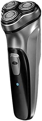 Men's Electric Shaver - Electric Razor Cordless Rechargeable 3D Rotary Shaver Razor with Pop-up Sideburn Trimmer Waterproof Black