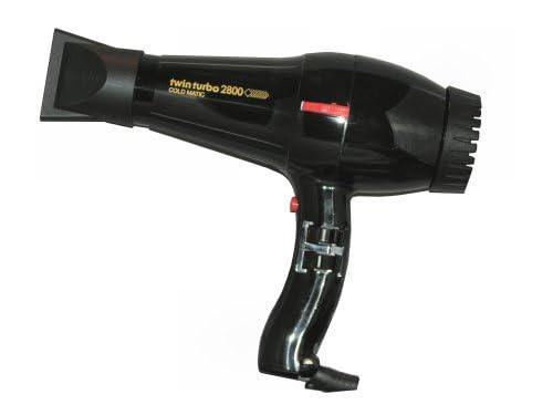 Turbo Power Twinturbo 2800 Coldmatic Hair Dryer Black 1 Count