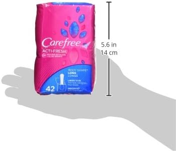 Carefree Body Shape Togo PantilinersUnscented 42 Count Long