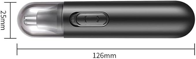 Nose and Ear Hair Trimmer Painless Nose Hair Remover for Men and Women Waterproof Stainless Steel Head Mute Motor Battery Powered