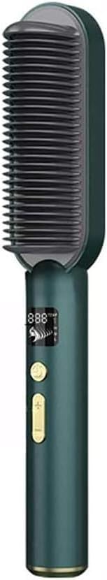 Electric Hair Straightener Brush Fast Heating Comb Straightening Iron Smoothing Hot Comb Styling Tools