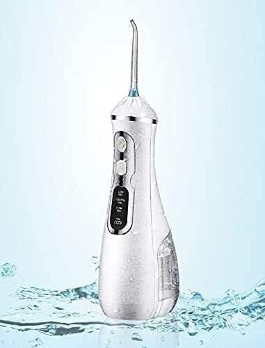 Teeth Cleaner Small Cordless Teeth Cleaner Waterproof Dental Oral Irrigator with 3 Modes&amprotatable Nozzle Design180ML Big Water Tankand USB Rechargeable Lithium BatteryWorry-Free Travel