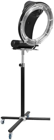 950W Professional Salon Standing Hair Dryer 360° Rotating Orbiting Hair Dryer Upright Color Processor for Salon Use High-Performance Styling Tool