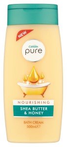 Cussons Pure Nourishing Shea Butter &amp Honey Bath Cream - 500ml (Pack 6)