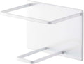 Yamazaki 5508 Magnetic Bathroom Tube &amp Bottle Holder Large White Approx. 4.3 x 3.2 x 4.3 inches (11 x 8.2 x 11 cm) Tower Floating Storage Shampoo Body Soap Holder Bathroom Storage
