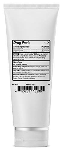 Zinc Oxide Sunscreen SPF 40 - Broad Spectrum UVA/UVB Protection - Water resistant (Up to 80 minutes) - Sunblock - Fragrance-free Lightweight - Vitamin C Antioxidant - 3.5oz