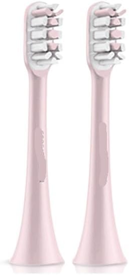 Compatible for SOOCAS Sonic Electric Toothbrush Heads Replacement X1 X3 X3U X5 Teeth Brush(Pink 2 pcs)