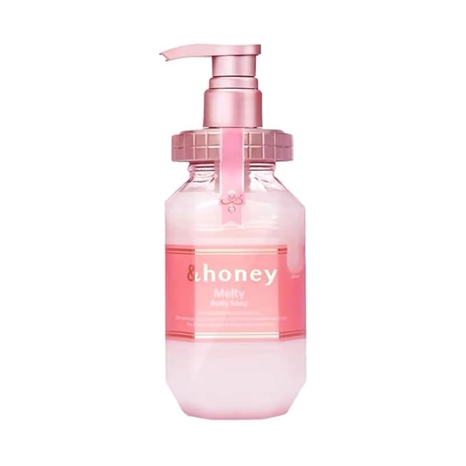 1 PC New Perfumed Honey Melty Shower Gel Skin Wash Moisturizing Hydrating Smoothing Skin Mild Formula For All Skin Types 440ml / 14.88 FL OZ