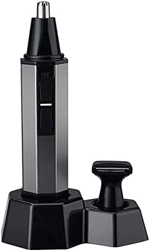 Nose Hair Trimmer2-in-1 Painless Facial Hair Trimmer for Men WomenElectric Men's Beard Eyebrow and Nose Hair TrimmerBattery-Operated
