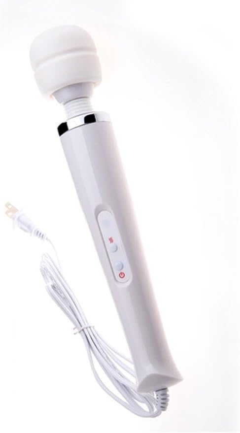 White Big Massage Power Massager Tool Electric Foot Neck Back Hand Leg Arm Shoulder Aches Sports Recovery for Women and Pink Pocket Toy