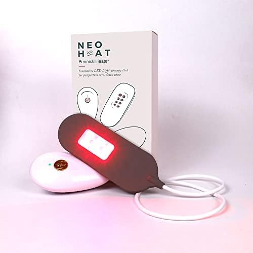 Mommy Matters NeoHeat Perineal Heater LED Warming Comfort Device with Red Light Feature Designed for Perineal Area Comfort Compatible with High-Waist Comfort Panty