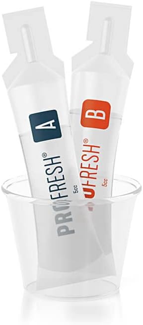 ProFresh Oral Rinse 16.9 Ounce Bottle (Pack of 6) 3 Month Supply Includes Prep Packs Alcohol Free Flavor Free Bad Breath Mouthwash