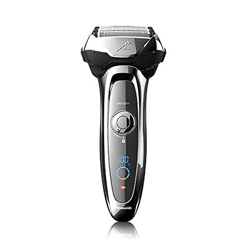 Panasonic Arc5 Electric Razor for Men ES-LV65-S + Replacement Outer Foil WES9173P 5 Blade Shaver and Trimmer Shave Sensor and Multi Flex Pivoting Head Black