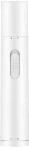 Ear and Nose Hair Trimmer Clipper Portable Waterproof 360° Rotating Nose Hair Trimmer with Snap-fit &amp Push-up Switch for Ears Nose &amp Eyebrow Trimming at Home Easy Cleansing (Color : White)