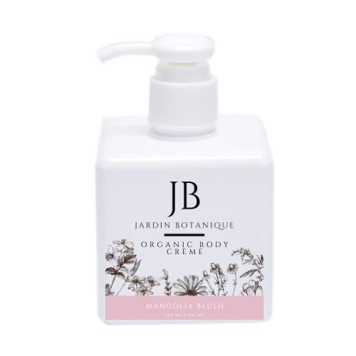 Magnolia Blush Organic Body Wash &amp Body Crème Set (8 Oz Body Wash &amp Crème Bottles)