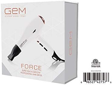 Intense Ionic Ceramic Science Hair Dryer (White)