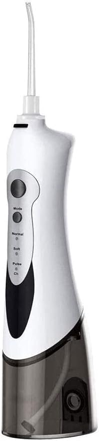 Water Flosser ML Cordless Dental Oral Irrigator 3 Modes and 4 Jet Tips IPX7 Waterproof with Travel Bag Rechargeable Waterproof Teeth Cleaner for Home and Travel