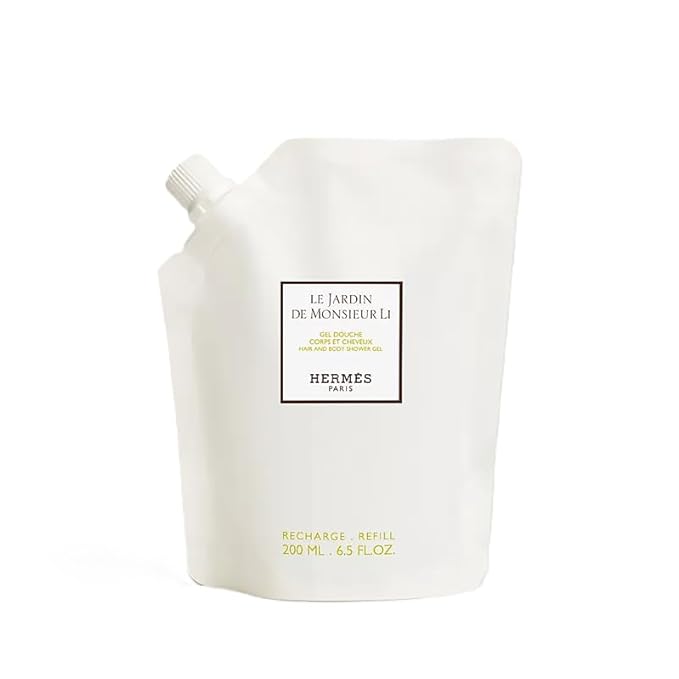 Hermes Le Jardin De Monsieur Li Hair and Body Refillable Shower Gel for Unisex 6.5 Ounce