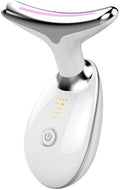 Wavy Chic Beauty Multifunctional Facial Massager - 10 in 1 Device With 7 Colors Microcurrent Technology for Wavy Chic Beauty Facial Care - White