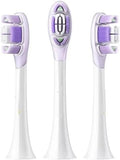 Compatible for Mijia Electric Toothbrush Brush Head 3/6PCS Compatible for Sonic Vibration Pro 4 Brushing Modes IPX8 Waterproof(3PCS Caring Version)