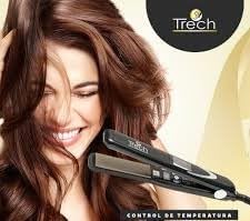 Trech Professional Hair Straightener Salon Model JP-200 Brazilian Keratin Treatment Compatible 230°C/450°F Temperature Black