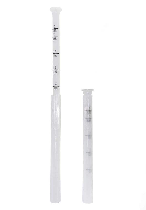NewLife Naturals Disposable Plastic Vaginal Cream Applicators Hygienic Threaded Injector Applicator Preseed Estrace Premarin OTC Cream Products Dosage Markings- 150 Pack