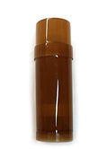 (24) Empty Clear Plastic Deodorant Containers (Brown) - 2.2 Oz Cylinders