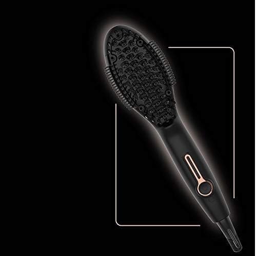 WJREGG Hair Straight Comb LED Temp Display Anti-Scald Structure Design Function Electric Comb Heat Hot Comb Straightener