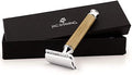 Jag Men's and Women's Sustainable Wet Razor with Bamboo Handle Double-Edged Razor with Elegant Case
