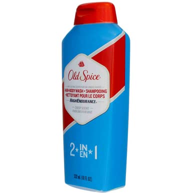 Old Spice High Endurance Hair and Body Wash 18 Ounce (Pack of 6)