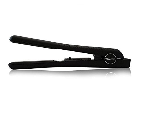 Iso Beauty Diamond Collection Super Spectrum Pro Hair Straightener Flat Iron W/ 1.25 Inch Ceramic and Adjustable Temperature Control of 180-450°F (Black)