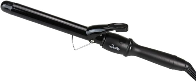 DONGXIAO Curling Iron with Clamp Curler for Long Hair Curling Iron 38mm Ceramic Curling Iron 19mm Curling Iron Ceramic Glass Curler (Size:25MM)