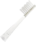 4 Pcs/Pack Replacement Brush Heads Compatible for SG-906/915SG-612/623/628/621/677C5/C6/C8/C9EK6/EK7/EK2 Electric Toothbrush Head(4 Pcs Transparent)