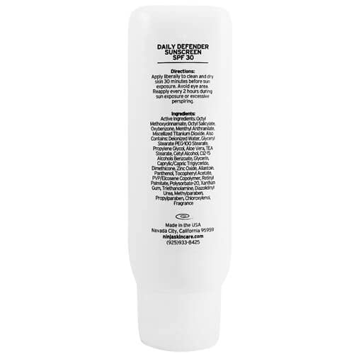 SPF 30 Face Sunscreen – Daily Defender Lightweight Broad Spectrum UVA/UVB Protection for Daily Wear