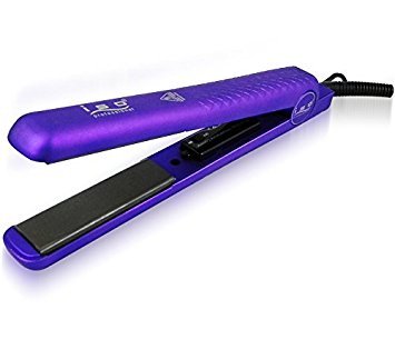 ISO Beauty Spectrum Pro Diamond Collection 1.25 Hair Straightener Flat Iron (PURPLE)