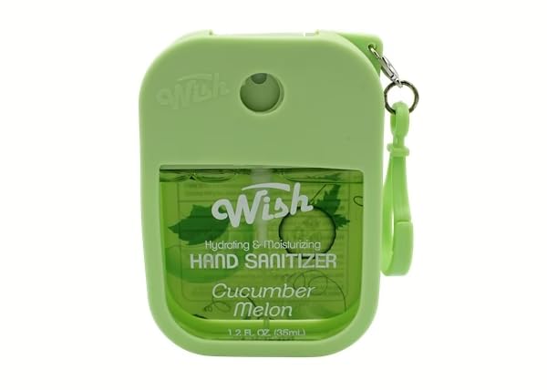 Wish Hand Sanitizer Spray with Silicone Case 40 Pack