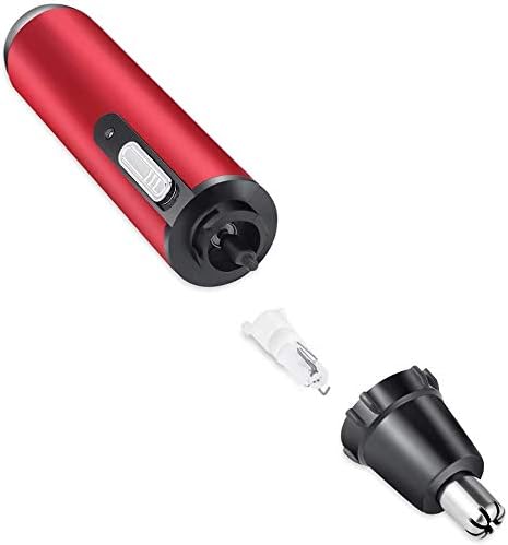 Ear and Nose Hair Painless Trimmer for Men Women USB Rechargeable Waterproof Clippers with Dual Edge Blades