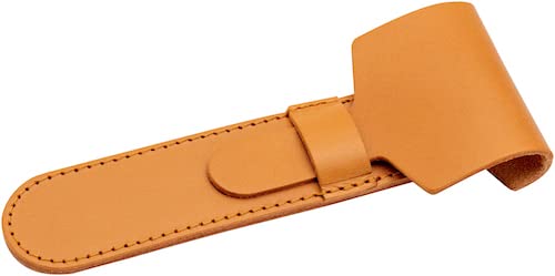 MERKUR 5001 Brown Leather Razor Case Vegetable-Tanned Cowhide Precision Fit for MERKUR Safety Razors 23C 25C 24C &amp 22C Protective Travel Sleeve Germany Craftsmanship