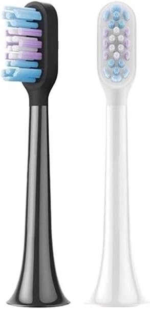 Compatibility for Mijia T501/T501C Toothbrush Head 2pcs(4pcs Black)