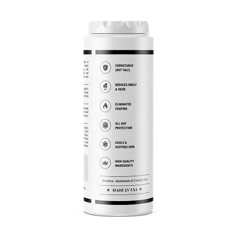 Pete &amp Pedro Body &amp Ball Powder FRESH &amp FROST Combo - Talc-Free Men’s Body Powder Deodorant for Men Sweat Absorbs Blocks Odor Hygiene for Groin Area Ideal for Gym &amp Daily Use 4.4 o